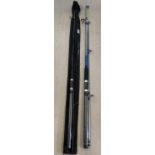 A brand new Ron Thompson Dialex Sea Boat 270 9ft fishing rod with casting 100-250 grms. Together