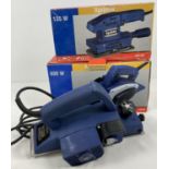 2 boxed French Agojama power tools, in as new condition. A 135W finishing sander, still cellophane