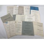 A collection of vintage and antique property auction catalogues. Mostly from Thos. Wm Gaze & Son,