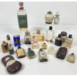 A collection of vintage perfume and vanity bottles, some with contents. To include Chanel No. 5, "