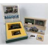 A boxed C88 Transport Through The Ages diecast military vehicle set by Corgi. Together with a