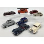 A collection of 8 vintage and modern Dinky diecast vehicles. To include: vintage 194 Bentley S2 in