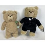 2 plush Ted toys from the movie Ted 2, by Commonwealth Toys, 2014. With original tags. Each