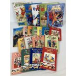 A set of 1950's Enid Blyton Noddy in Toyland books together with a quantity of larger books. 14 of