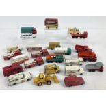 A collection of 25 vintage Matchbox/Lesney diecast vehicles, in Playworn condition. To include: