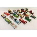 A tray of 19 assorted Matchbox diecast "Models of Yesteryear" classic cars.