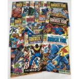 13 issues of "The Complete Fantastic Four" comic book by Marvel Comics UK. 1977-1978.