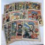 A collection of 53 x 2000AD featuring Judge Dredd paper comics. From 19 Sept 1981 to 11 Dec 1982.