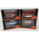 4 boxed Exclusive First Editions 1:76 scale diecast buses. Leyland TD1 Thames Valley Showbus 2000 #