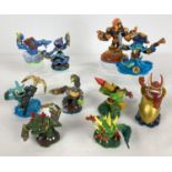 10 Skylanders interactive play pieces from Swap Force and Sypro's Adventure. Characters comprise: