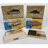 2 boxed Corgi 50th Anniversary diecast vehicles complete with original satin interior packaging,