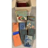 A box of vintage 1930's and 40's children's books. To include The Favourite Wonder Book, Happy