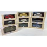 A collection of 9 boxed diecast vehicles by Corgi. Comprising: #98130 Ford Cortina Lotus, #99835