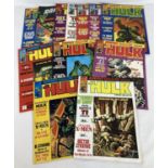12 Issues of Rampage Magazine Starring The Hulk, comic books by Marvel Comics UK. All 1970s issues.