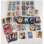 A quantity of assorted wrestling trading cards. To include Topps Slam Attax - Raw, Evolution and