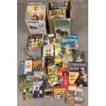 2 boxes of children's annuals, story books and educational books. To include: Ladybird books - The