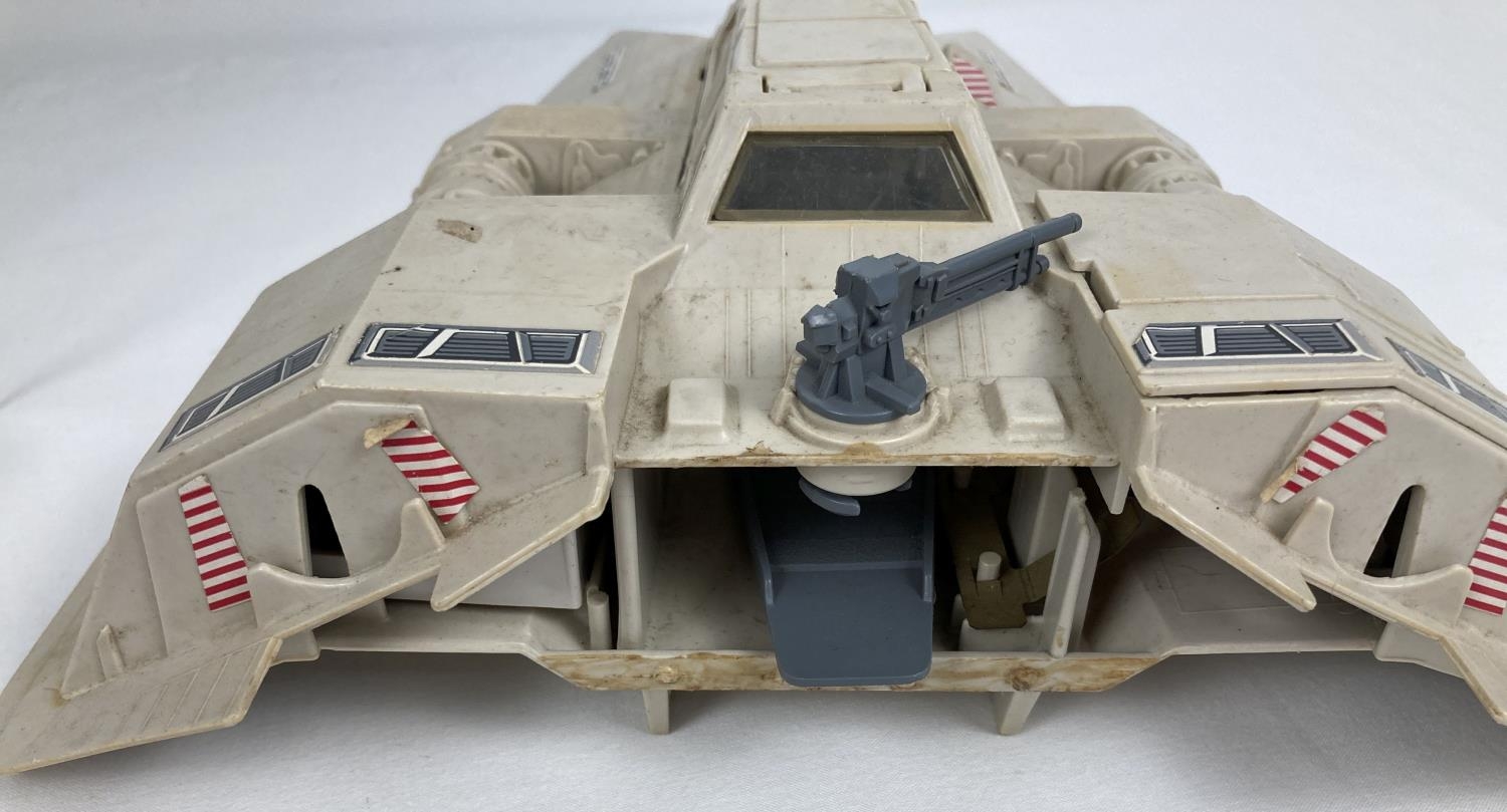 3 vintage Star Wars Vehicles by Kenner. 1980 Snowspeeder, 1983 X-Wing with damaged decals and 1981 - Image 6 of 6