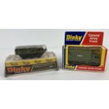 2 boxed Dinky military vehicles. #687 Convoy Army Truck and #682 Stalwart Load Carrier. Both in