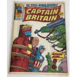 Issue #23 of 'Captain Britain' comic book by Marvel Comics UK. Dated 1977. Good condition - Small