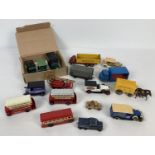 A collection of assorted vintage & modern diecast vehicles to include Corgi, Lesney, Budgie & Lledo.