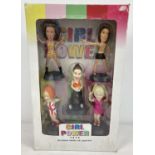 A boxed set of 1997 Girl Power Toys, 14cm figurines of The Spice Girls.