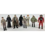A collection of 8 vintage Star Wars figures, 7 x 1984 and 1 x 1981. Comprising: 3 x princess Leia
