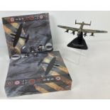 2 boxed and sealed B 24 Liberator diecast model aircraft by Atlas Editions, 1:14 scale, together