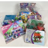 3 bagged Lego & Lego brick style play sets to include Lego Friends.