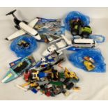 A quantity of assorted Lego City part play sets and assembly manuals. To include: #60164, #