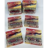 Set of 6 Shell V-Power diecast Ferrari sports cars. All in original carded blister packs.