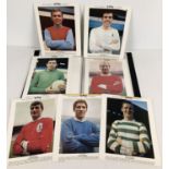 An album containing 24 Typhoo Tea Football Stars cards, from the late 1960's. Each approx. 10" x 8".
