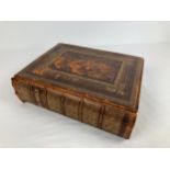 A large antique leather bound Brown's Self Interpreting Bible Printed by A Fullarton And Co.,