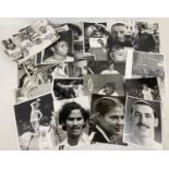 A large collection of Eamonn McCabe 1970's studio photographs of sports personalities. Many