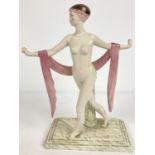 Limited Edition Kevin Francis, Staffordshire ceramic figurine "Dancing Nymph". Modelled by Geoff
