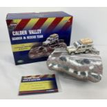 #CV1002 boxed limited edition Calder Valley Search & Rescue Land Rover Defender & Diorama, by Corgi.