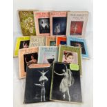 14 issues of The Ballet Annual, Printed by A & C Black, dating from 1947-1961. Issues 1-12, 14 and