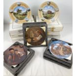 A collection of 1980's & 90's boxed collectors plates. A set of 6 German Seltman Weiden plates