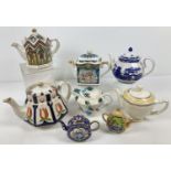 A collection of assorted vintage ceramic teapots. To include Sadler, Wade Rington's and Gibsons