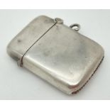 A small Edwardian silver vesta case hallmarked Chester 1903. With Charles Lyster & Son makers