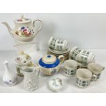 A quantity of assorted vintage ceramics. To include a collection of Royal Doulton "Tapestry" pattern