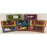 8 boxed 1973 Matchbox 'Models of Yesteryear' diecast classic vehicles.