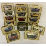 17 boxed Matchbox 'Models of Yesteryear' diecast classic cars & advertising vehicles.
