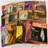 39 vintage 1960's & 70's issues of Continental Film Review.