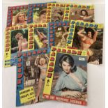 10 vintage 1960's issues of Parade, adult erotic magazine, dating from 1964.