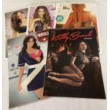 5 large spiral bound colour adult erotic calendars from the twenty-teens.