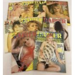 9 vintage issues of Rapier, adult erotic magazine, from volumes 2, 3 & 4.