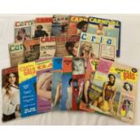18 assorted 1960's & 70's adult erotic magazines .