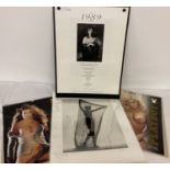 2 adult erotic pieces from Howard Photography, signed by Howard together with 2 Playboy calendars.