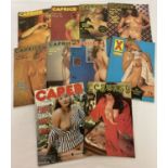 10 assorted vintage smaller sized adult erotic magazines, all in very good condition.