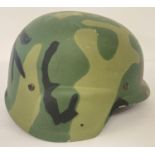US prototype Personnel Armor System Ground Troops (PASGT) helmet, believed to be made from GRP. H…
